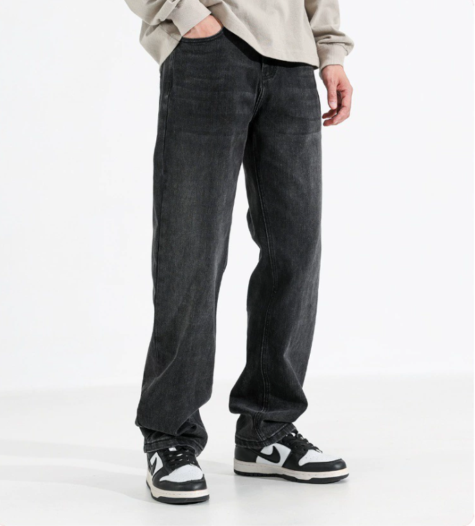 Yamia™ Baggy Jeans Black