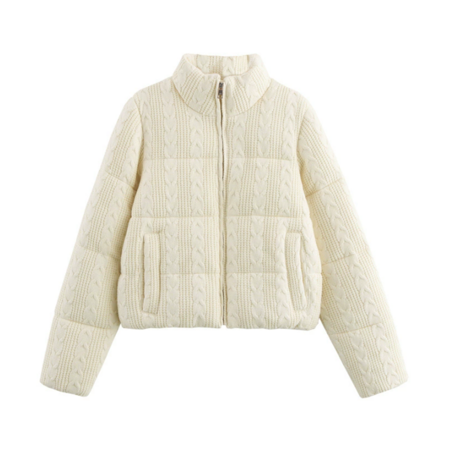 Yamia™ White Puffer Jacket