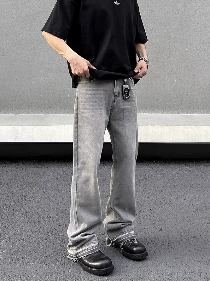 Yamia™ Baggy Jeans Grey