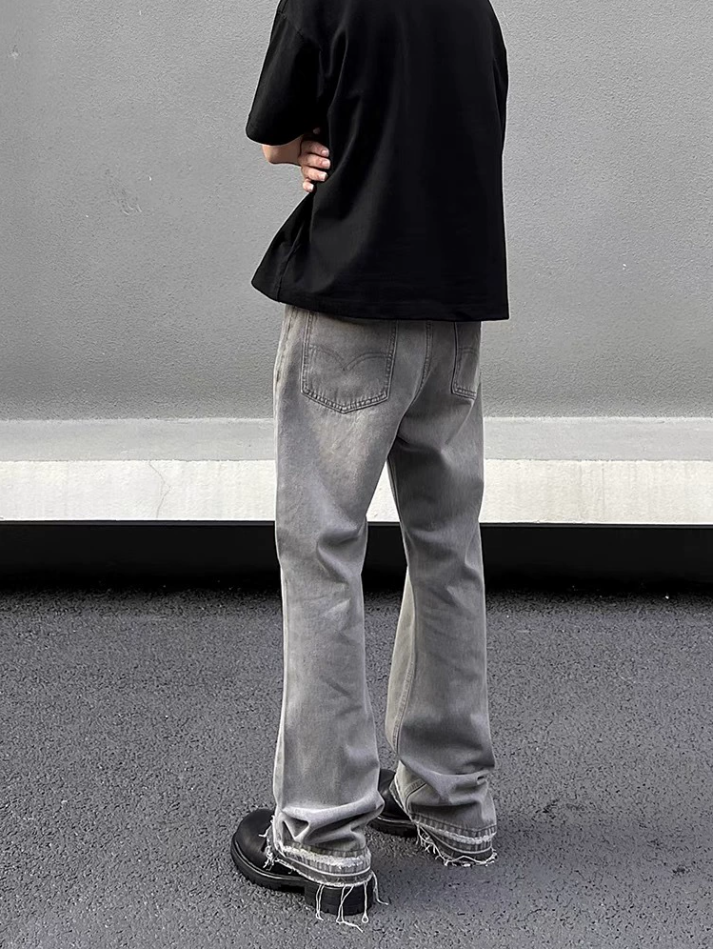 Yamia™ Baggy Jeans Grey