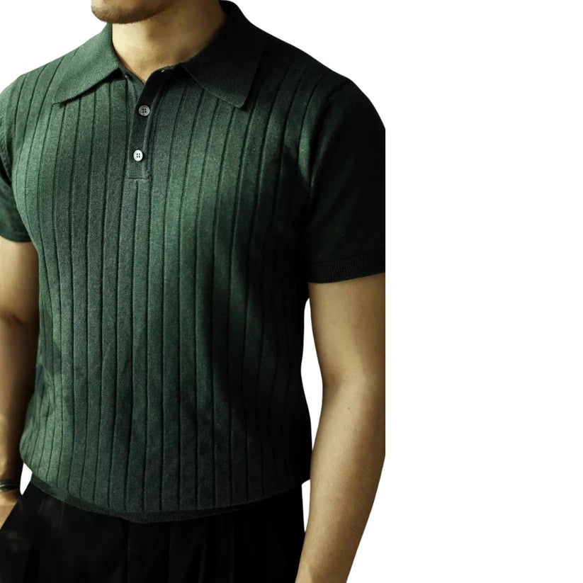 Yamia™ Striped Polo Shirt