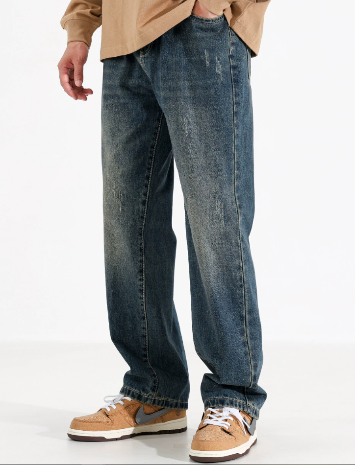 Yamia™ Vintage Baggy Jeans
