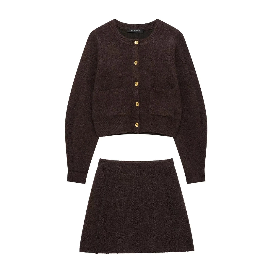 Yamia™ Cardigan with Skirt