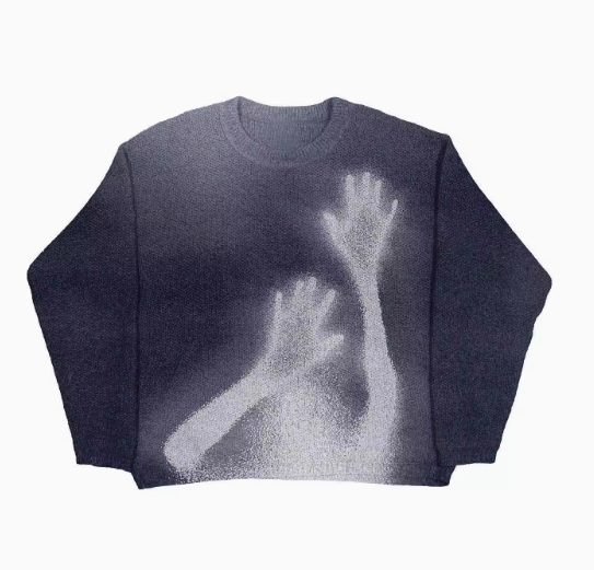 Yamia™ Shadow Hands Knitted Sweater