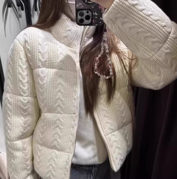 Yamia™ White Puffer Jacket