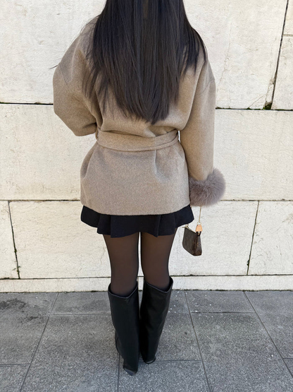 Yamia™ Fur Coat