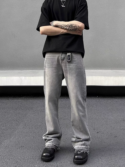 Yamia™ Baggy Jeans Grey