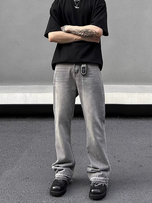 Yamia™ Baggy Jeans Grey