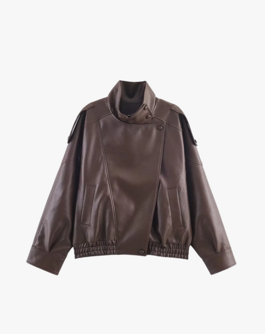 KAYLA - LEATHER JACKET YAMIA™