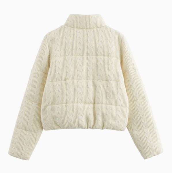 Yamia™ White Puffer Jacket