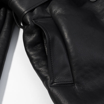 MADAME - MANTEL MIT LEDER OPTIK YAMIA™