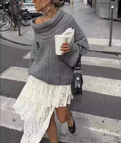 TESSA - COWL-NECK PULLI YAMIA™