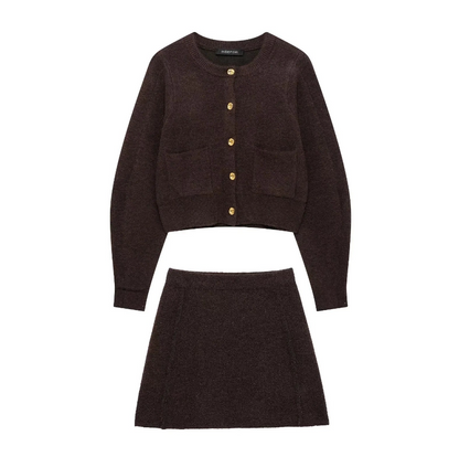 Yamia™ Cardigan with Skirt