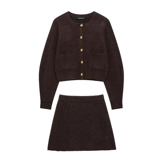 Yamia™ Cardigan with Skirt