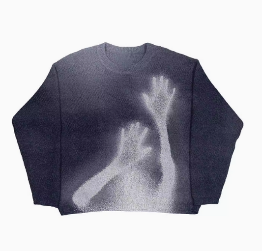 Yamia™ Shadow Hands Knitted Sweater